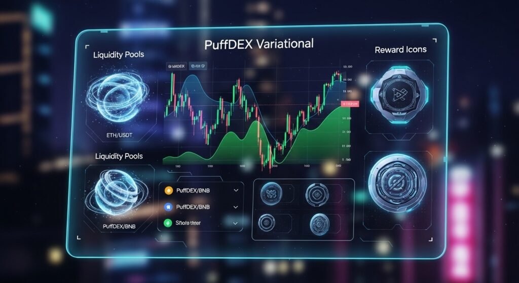 퍼프덱스 variational 나타내는 일러스트 by ai